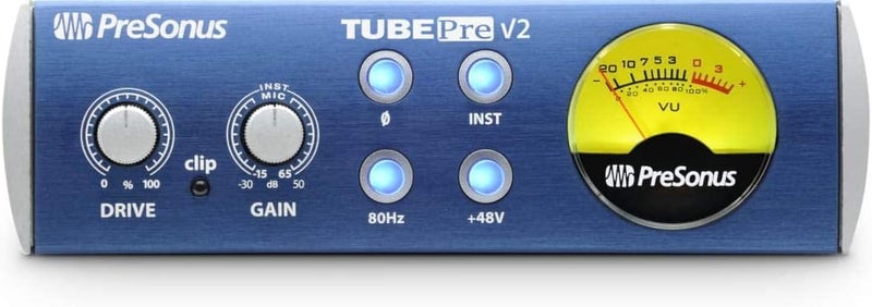 PreSonus TubePre V2 - Professional Tube Microphone Preamp with Xmax Class A Input Stage - Image 2